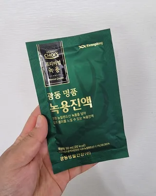 광동생활건강 광동 명품 녹용진액 50mL x 30포 — 5점을 준 리뷰어가 2023년 4월 올린 사용 사진