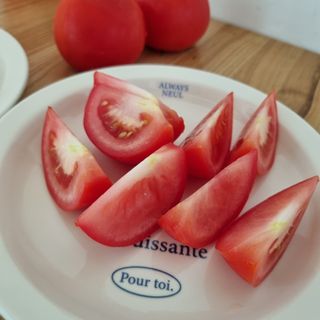레드닥터 완숙토마토 + 통째로 동결건조한 대추방울토마토 — 5점을 준 리뷰어가 2022년 12월 올린 사용 사진