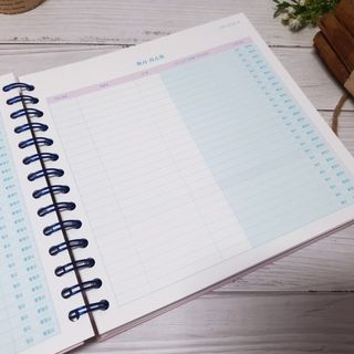 리훈 리뉴얼 오늘쓰임 가계부 용돈기입장 금전납출부 캐쉬북 만년 — 5점을 준 리뷰어가 2023년 3월 올린 사용 사진