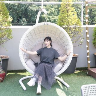 로서울 High Neck T-Shirt Navy, Gray — 5점을 준 리뷰어가 2021년 5월 올린 사용 사진
