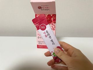 함초록 Rg+ 석류콜라겐젤리 — 5점을 준 리뷰어가 2021년 3월 올린 사용 사진