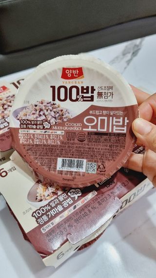 [구매평]양반 동원 양반 100밥 오미밥, 130g, 12개 — 5점을 준 리뷰어가 2025년 5월 올린 사용 사진