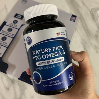 서울약사신협 네이처픽_알티지오메가3_1,205mg x 180캡슐 — 5점을 준 리뷰어가 2021년 9월 올린 사용 사진