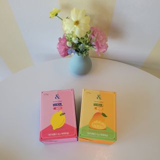 비타앤C 레몬맛, 망고맛 — 5점을 준 리뷰어가 2021년 4월 올린 사용 사진