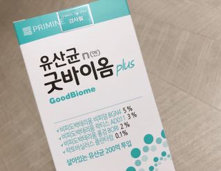 프리마인 유산균 국가지정연구소 선정, 살아있는 생유산균 200억 마리의 힘. 유산균n굿바이옴플러스 — 5점을 준 리뷰어가 2021년 9월 올린 사용 사진