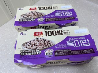 [구매평]양반 동원 양반 100밥 흑미밥, 130g, 12개 — 5점을 준 리뷰어가 2025년 4월 올린 사용 사진