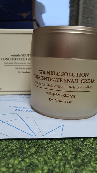 Dr.느루벗 느루벗 링클 솔루션 콘센트레이트 스네일 탄력 달팽이 크림 80g — 5점을 준 리뷰어가 2021년 4월 올린 사용 사진