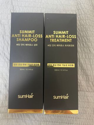 썸헤어 / SUMHAIR 썸헤어  써밋 안티 헤어로스 샴푸+트리트먼트 — 5점을 준 리뷰어가 2021년 6월 올린 사용 사진