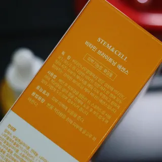 체르엠 스템앤셀 비타민 브라이트닝 에센스 30ml 1개 — 4점을 준 리뷰어가 2021년 8월 올린 사용 사진