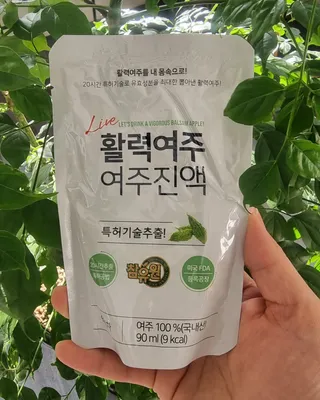 참유원 특허제조 활력 여주진액 여주즙 50포 — 5점을 준 리뷰어가 2022년 3월 올린 사용 사진