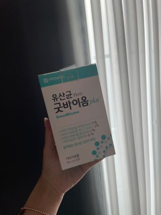 프리마인 유산균 국가지정연구소 선정, 살아있는 생유산균 200억 마리의 힘. 유산균n굿바이옴플러스 — 5점을 준 리뷰어가 2021년 10월 올린 사용 사진
