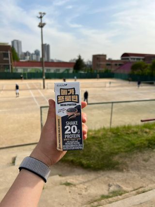 바디랩 프로틴음료 단백질쉐이크 메가프로틴 — 5점을 준 리뷰어가 2022년 4월 올린 사용 사진