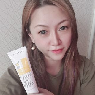 랑벨 비타 에너지 잡티 크림 75ml (피부 속 기미완화크림) — 5점을 준 리뷰어가 2022년 4월 올린 사용 사진