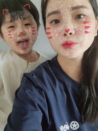 코드네이처 비아미 핏 컬러 4종 — 5점을 준 리뷰어가 2021년 10월 올린 사용 사진