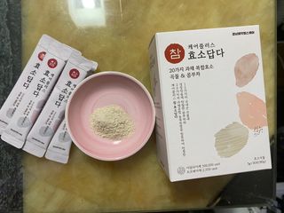 FREE [경남제약헬스케어] 런칭기념 케어플러스 참효소답다 3g x 30포/곡물효소&콤부차 — 5점을 준 리뷰어가 2023년 10월 올린 사용 사진