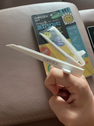 칩스틱 과자젓가락 게이밍젓가락 2ea / KC인증 식품용 — 5점을 준 리뷰어가 2021년 11월 올린 사용 사진