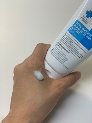 랑벨 수퍼내츄럴 아쿠아 수딩 크림 100ml — 5점을 준 리뷰어가 2022년 5월 올린 사용 사진