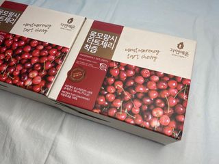 자연에온 몽모랑시 타트체리 착즙 100mL 10개입 2BOX — 5점을 준 리뷰어가 2021년 1월 올린 사용 사진