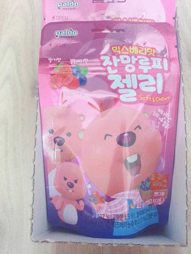 [팔도] 잔망루피젤리 믹스베리맛 42g 8개 리뷰 사진