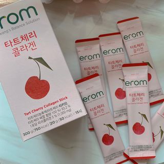 이롬 erom 타트체리 콜라겐 — 5점을 준 리뷰어가 2021년 3월 올린 사용 사진