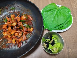 자연풍미 문어직화볶음 3종 (불고기, 불곱창, 치즈불닭) — 5점을 준 리뷰어가 2022년 8월 올린 사용 사진