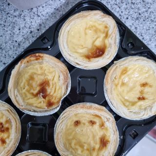 디앙뜨 포르투갈 에그타르트 오리지널 맛+패션후르츠 맛 중 택1 — 5점을 준 리뷰어가 2021년 8월 올린 사용 사진