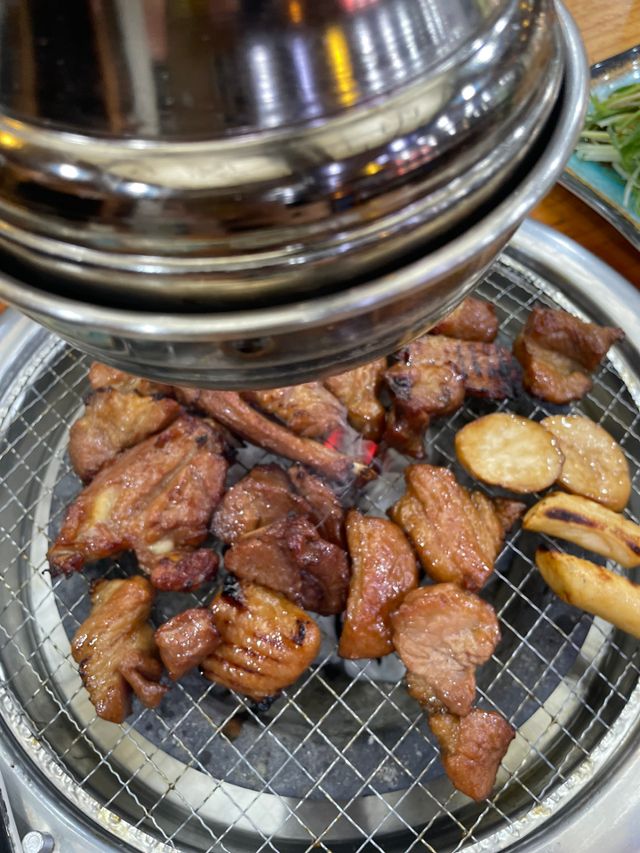 [산성골] 돼지갈비 2인 + 냉면 세트 리뷰 사진