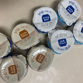 매일바이오 그릭요거트 오리지널 플레인 4개, 로스터리 커피믹스 4개 — 5점을 준 리뷰어가 2021년 12월 올린 사용 사진