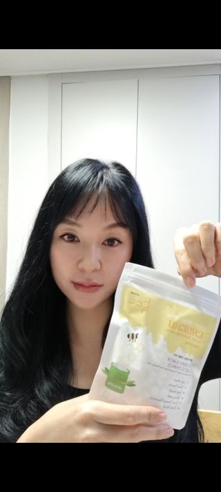 녹다 츄츄고체치약 150정 프로폴리스 죽염 씹는 치약 — 5점을 준 리뷰어가 2022년 12월 올린 사용 사진