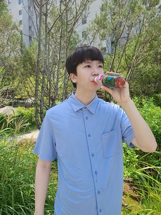 더그레잇티 콤부차 [매일유업] 더그레잇티 44kcal 콤부차 300ml *12개입 (오리지널 6개+베리리치 6개) — 5점을 준 리뷰어가 2023년 7월 올린 사용 사진