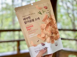 모던하우스 오픈에 구워 바삭한 국내산 닭가슴살 스낵 — 5점을 준 리뷰어가 2022년 10월 올린 사용 사진