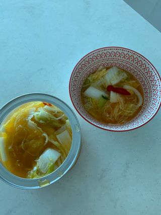 셰프애찬 단호박 백김치 1kg — 5점을 준 리뷰어가 2022년 10월 올린 사용 사진