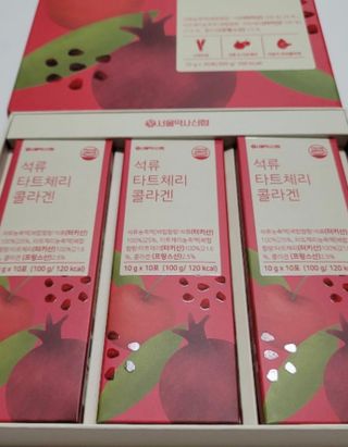 서울약사신협_석류 타트체리 콜라겐_10g x 30포 — 5점을 준 리뷰어가 2021년 8월 올린 사용 사진