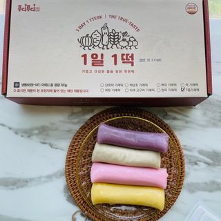 [푸디푸디] 1일1떡!  가래떡 낱개포장 아침식사 식사대용! 7종 세트 혼합 (1BOX=14개입) — 5점을 준 리뷰어가 2022년 4월 올린 사용 사진