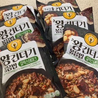한성기업 무볼레 왕건더기 볶음밥 갈릭스테이크 — 5점을 준 리뷰어가 2021년 10월 올린 사용 사진