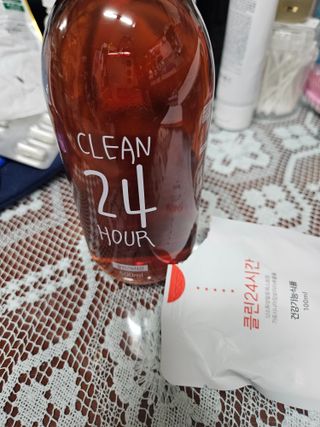 클린24시간 1BOX(5포) + 전용보틀(500ml) — 5점을 준 리뷰어가 2023년 5월 올린 사용 사진