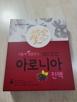 서울약사신협_내몸애생발란스아로니아_70ml x 30포 — 5점을 준 리뷰어가 2021년 7월 올린 사용 사진