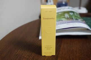 산다화 비타민C 화이트닝 크림 — 5점을 준 리뷰어가 2023년 5월 올린 사용 사진