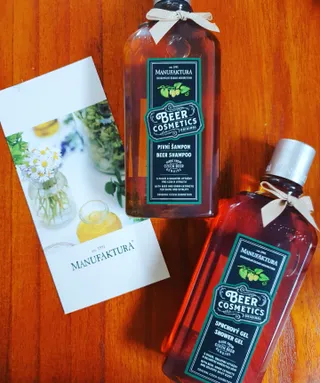 체코 비건화장품 마뉴팍투라 향좋은 천연 맥주샴푸 맥주샤워젤 — 5점을 준 리뷰어가 2022년 5월 올린 사용 사진