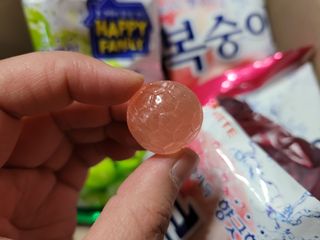 청포도캔디 복숭아캔디 — 5점을 준 리뷰어가 2022년 11월 올린 사용 사진