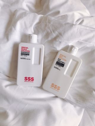 트리플에스 탈모 샴푸 275ml + 실크 트리트먼트 275ml — 5점을 준 리뷰어가 2021년 4월 올린 사용 사진