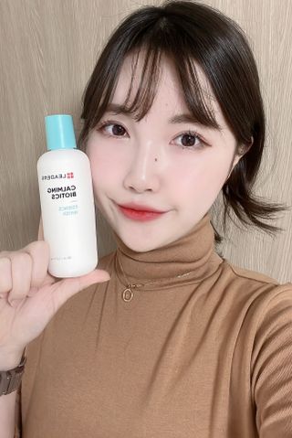 리더스코스메틱 리더스 카밍 바이오틱스 에센스 워터 — 5점을 준 리뷰어가 2021년 12월 올린 사용 사진