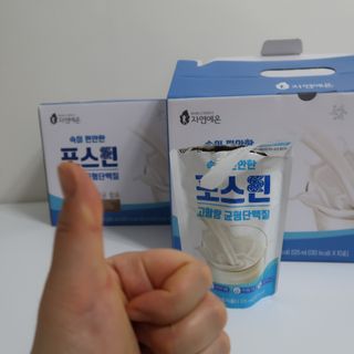 자연에온 마시는 프로틴 고함량 균형단백질 음료 포스틴 125ml 10개입 1BOX — 4.5점을 준 리뷰어가 2021년 4월 올린 사용 사진
