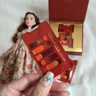 프리마인 귀족의 콜라겐, 92배 흡수율. 럭셔리 프리미엄 셀라브 콜라겐필름 30매 — 5점을 준 리뷰어가 2021년 10월 올린 사용 사진