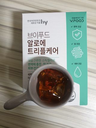 브이푸드 알로에 트리플케어 — 5점을 준 리뷰어가 2022년 4월 올린 사용 사진