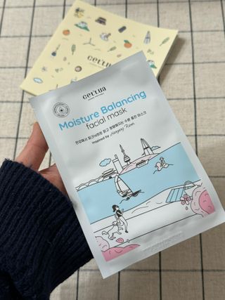 세뚜아(Cettua) [세뚜아] 모이스처 밸런싱 페이셜 마스크 Cettua Moisture Balancing Facial Mask 5매 — 5점을 준 리뷰어가 2023년 12월 올린 사용 사진