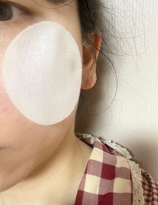 산다화 비타민씨 화이트닝 토너 패드 — 5점을 준 리뷰어가 2023년 6월 올린 사용 사진
