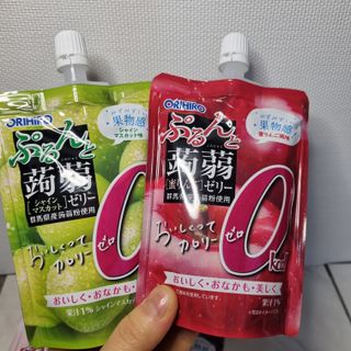 ORIHIRO 오리히로 곤약젤리 제로칼로리 130g 4종 4팩(맛별로 1팩씩) — 5점을 준 리뷰어가 2023년 1월 올린 사용 사진