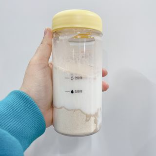 프로티원 단백질쉐이크 곡물맛 2주분 1통+보틀 — 5점을 준 리뷰어가 2021년 4월 올린 사용 사진