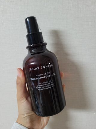 릴랙스인제주 릴랙스 인 제주 로즈마리 앤 비자 딥 센티드 클린 미스트 — 5점을 준 리뷰어가 2021년 3월 올린 사용 사진